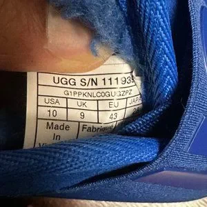 UGG | Shoes | Ugg Mens Blue Neumel Mini 11939 Suede Pull On  display picture 3